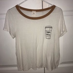 SOLD Coffee Please t shirt